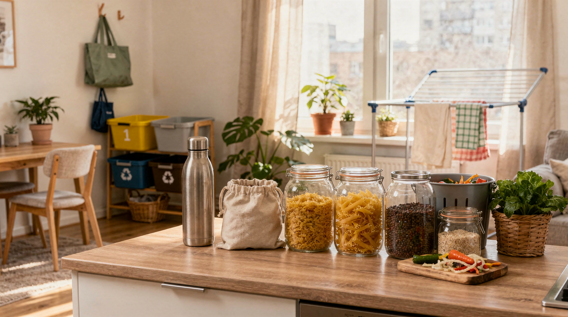 Zero Waste дома: пошаговый план перехода к жизни с меньшим количеством отходов